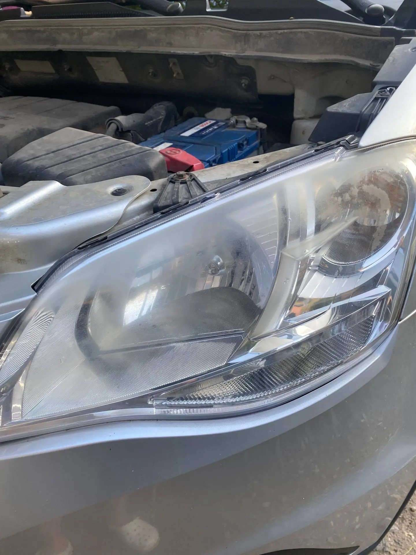 Фары до полировки